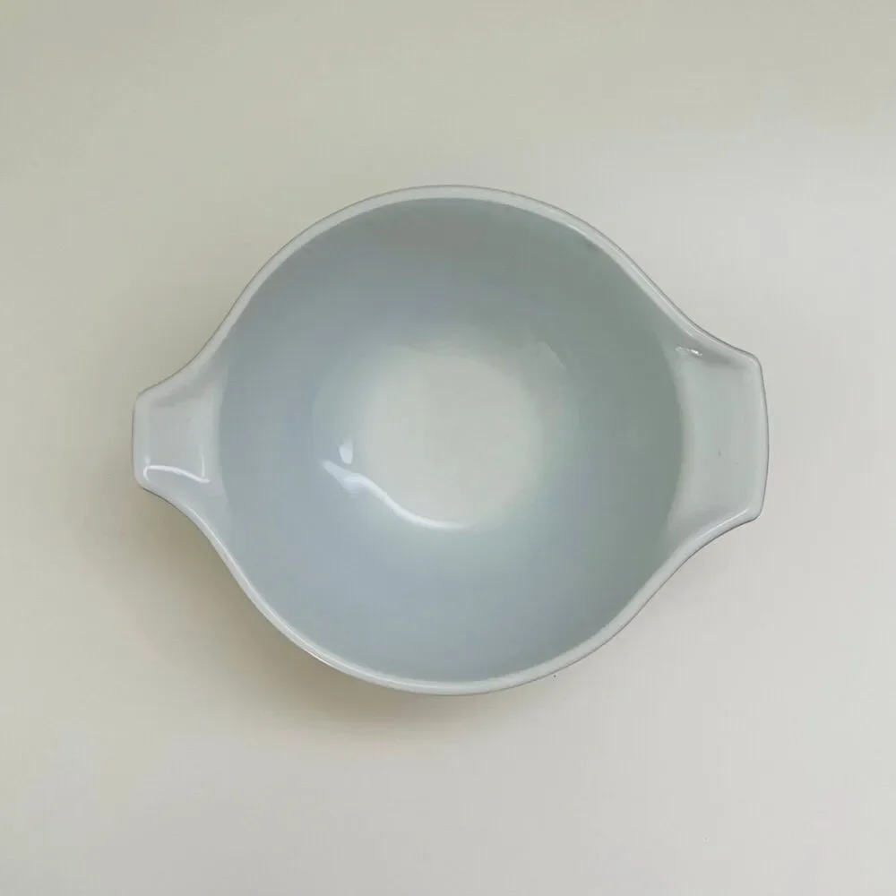 PYREX Brown White Woodland 442 Cinderella Mixing Bowl 1.5 Qt